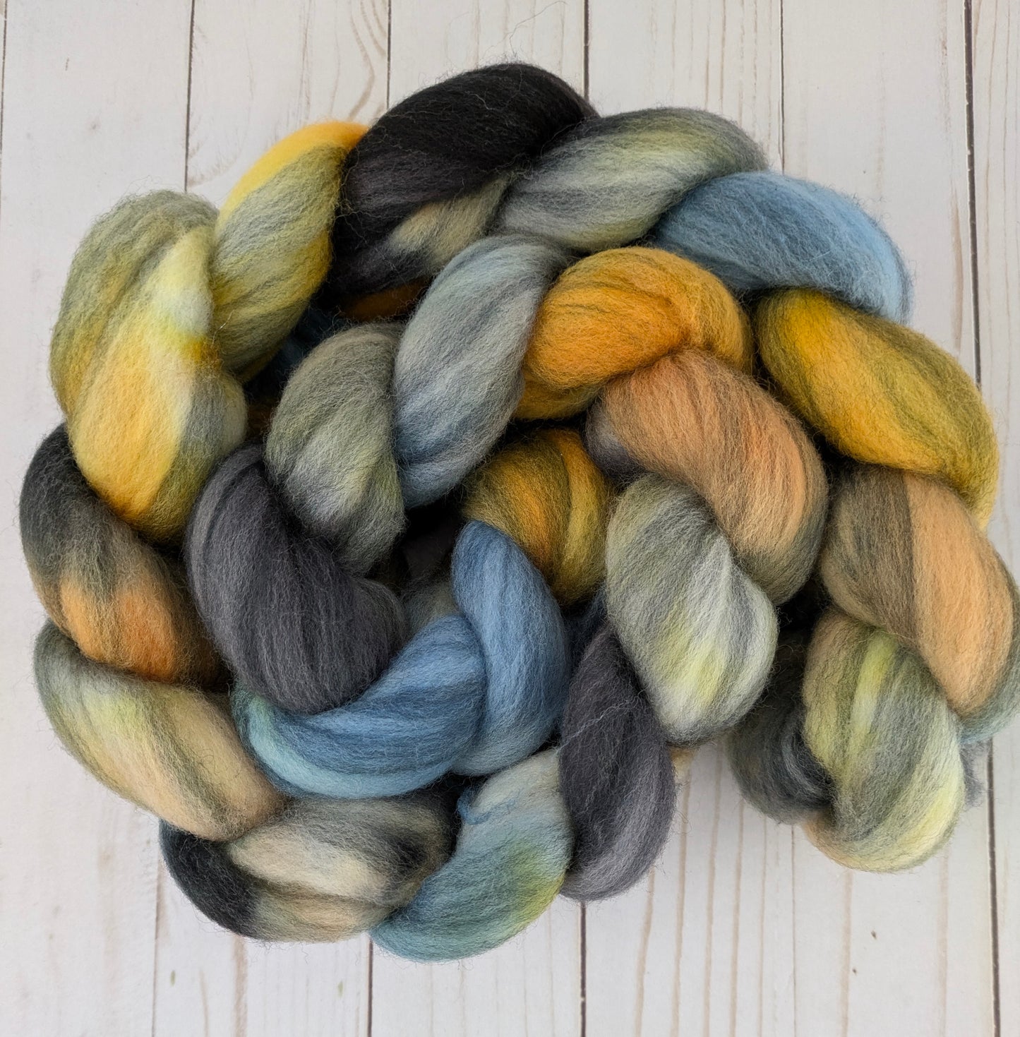 Kingdom of Ash - mixed merino fiber 4.5 oz