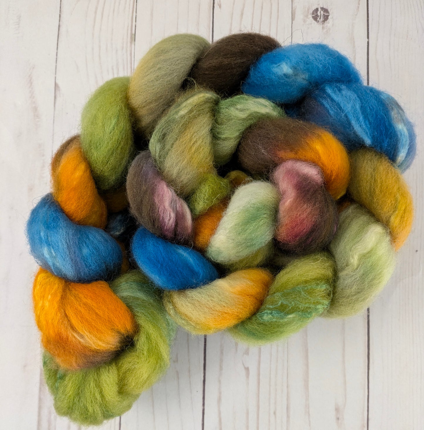 Lake Town - shetland silk blend fiber 4.6 oz