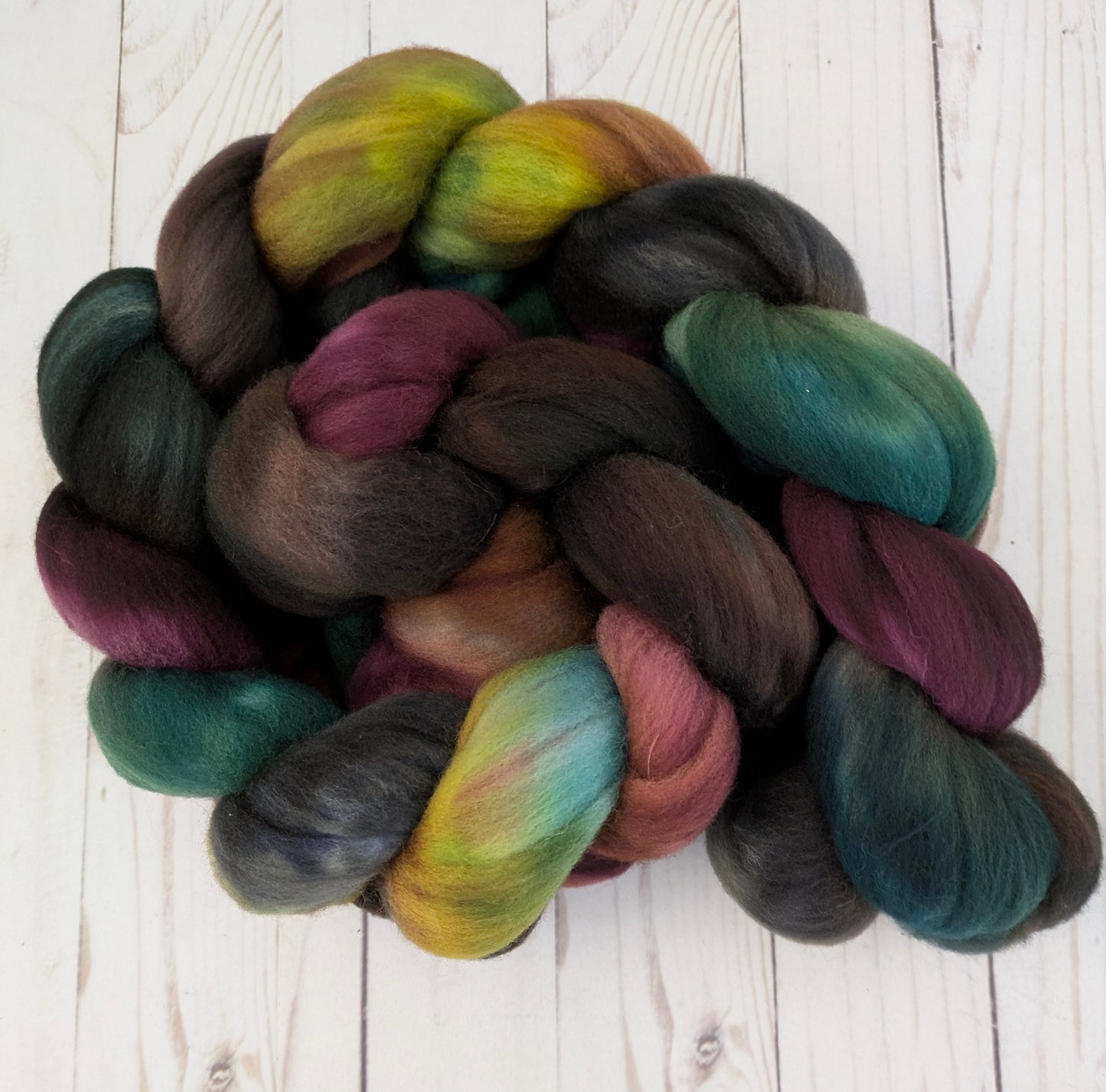 Hearth - dyed targhee fiber 4.9 oz