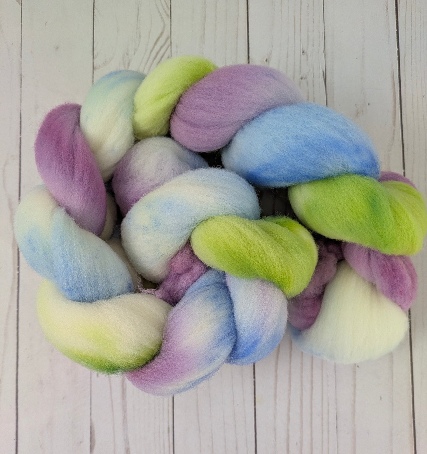 Highland Heather - dyed shaniko wool fiber 4.3 oz