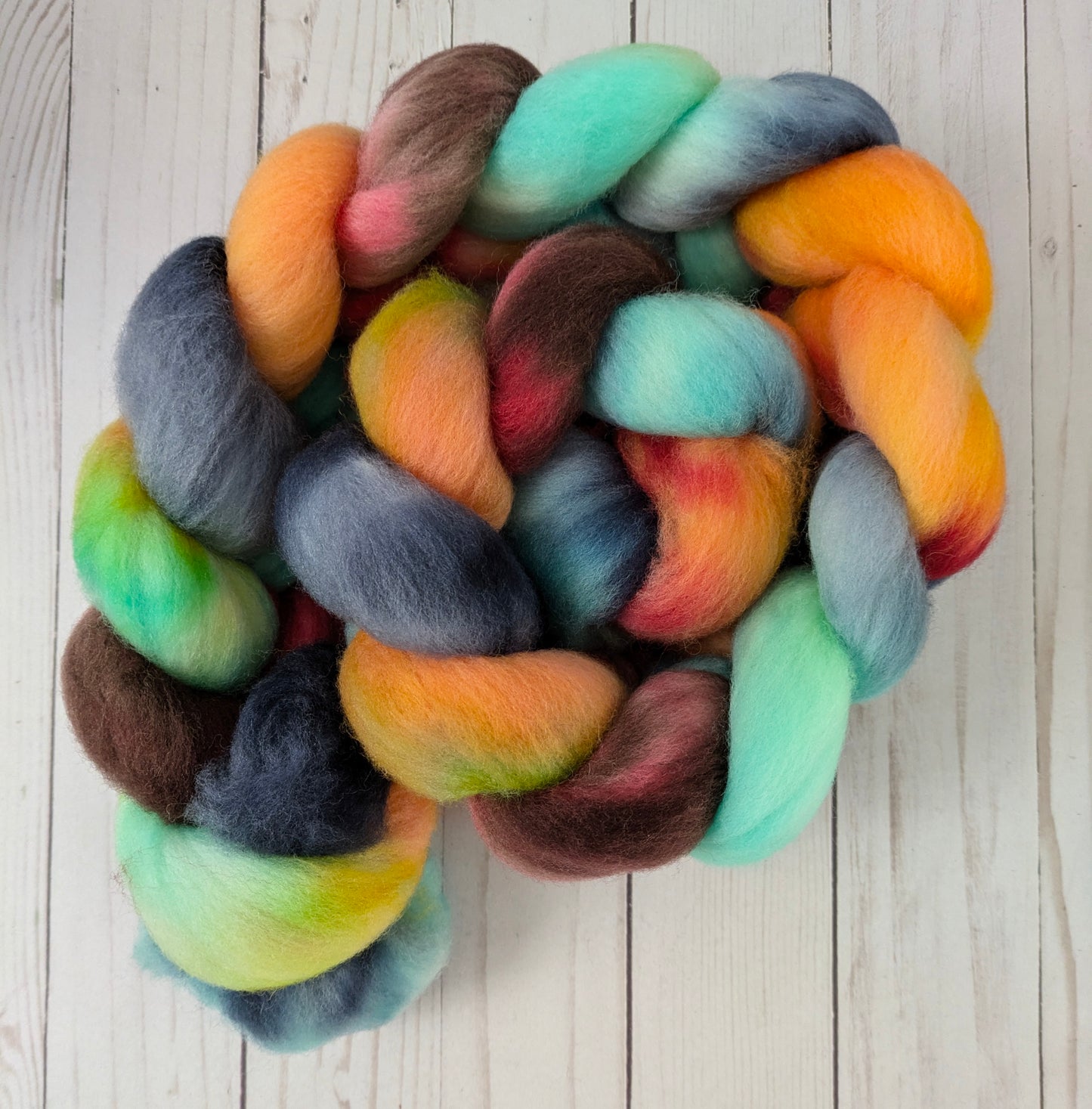 Luminary - dyed polwarth fiber 4.6 oz