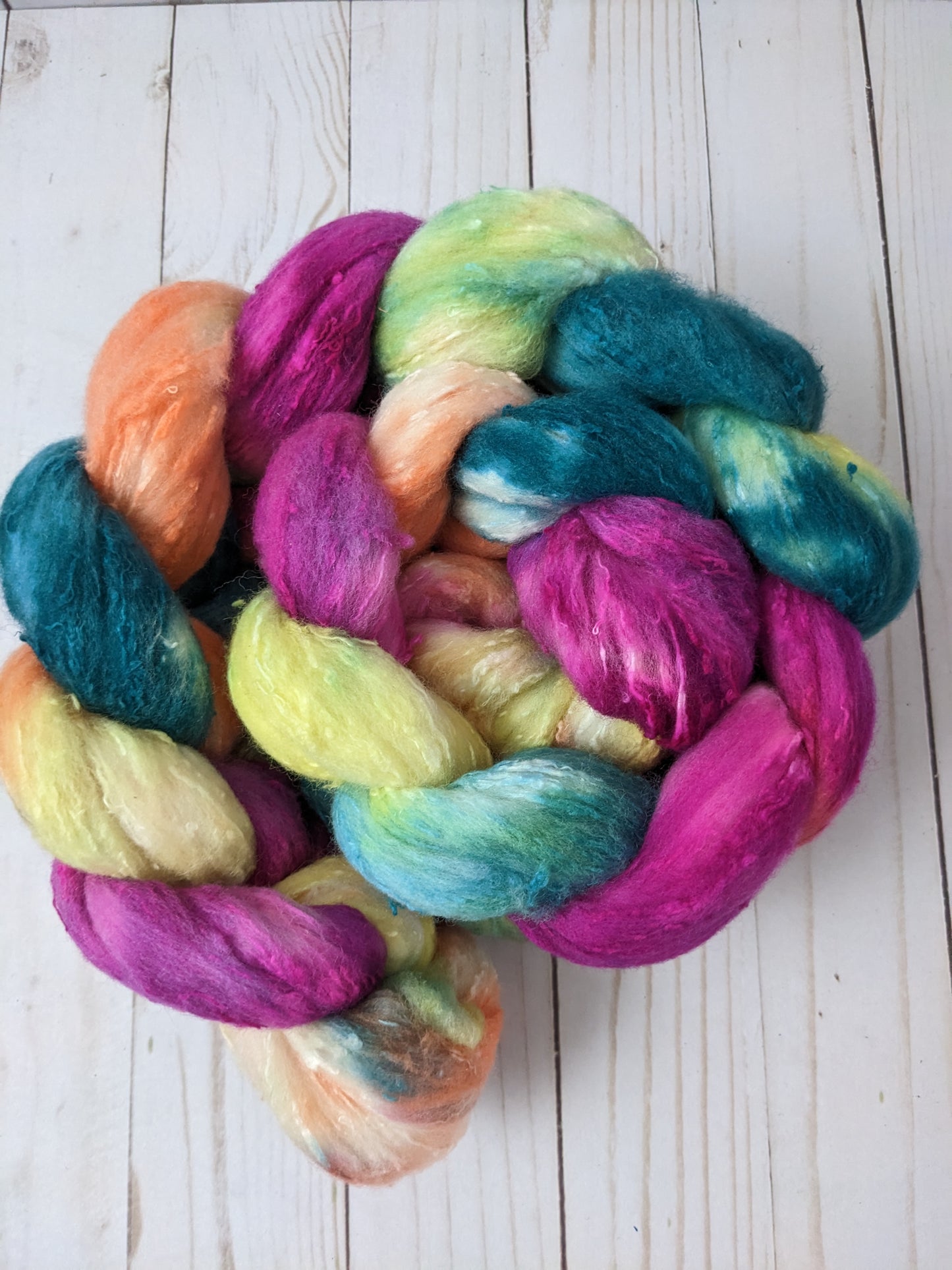 Coral Reef - merino silk slub blend 4.2 oz