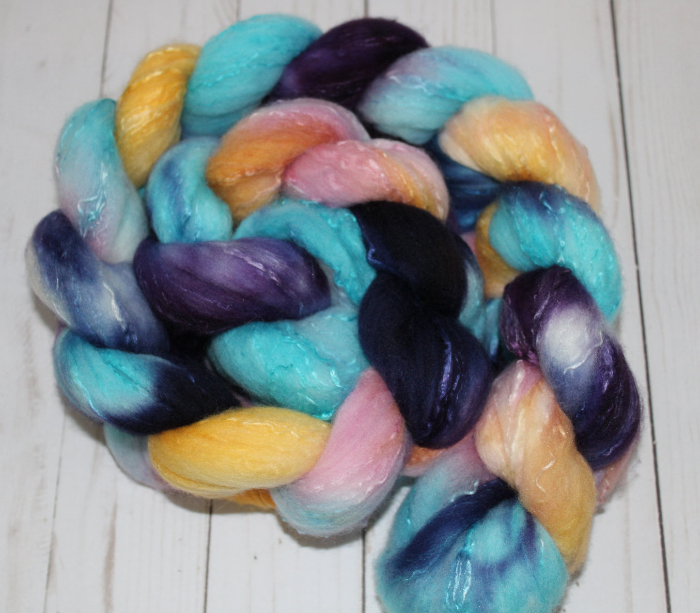 Elven Glade - organic polwarth silk blend 4.4 oz