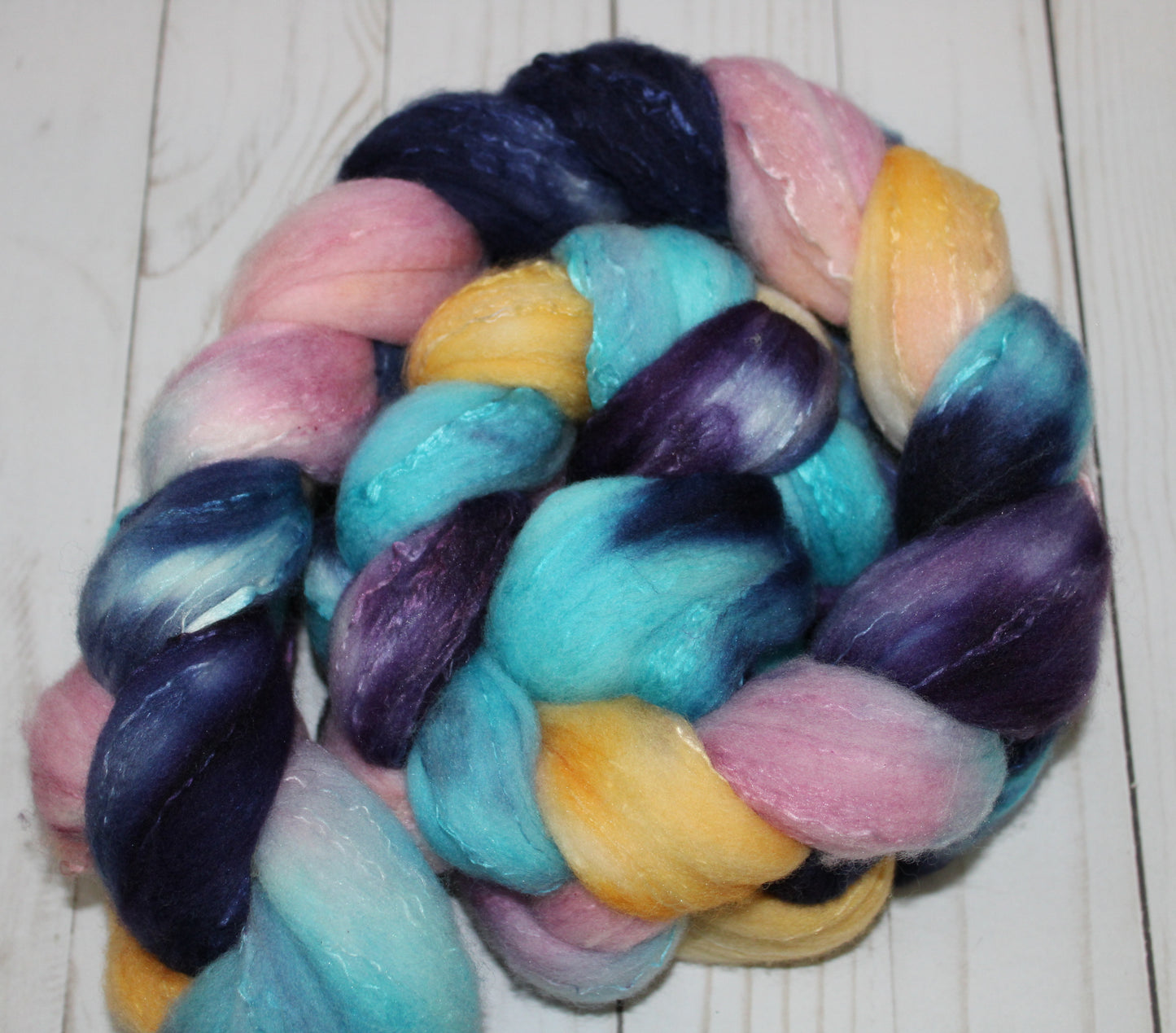 Elven Glade - organic polwarth silk blend 4.4 oz