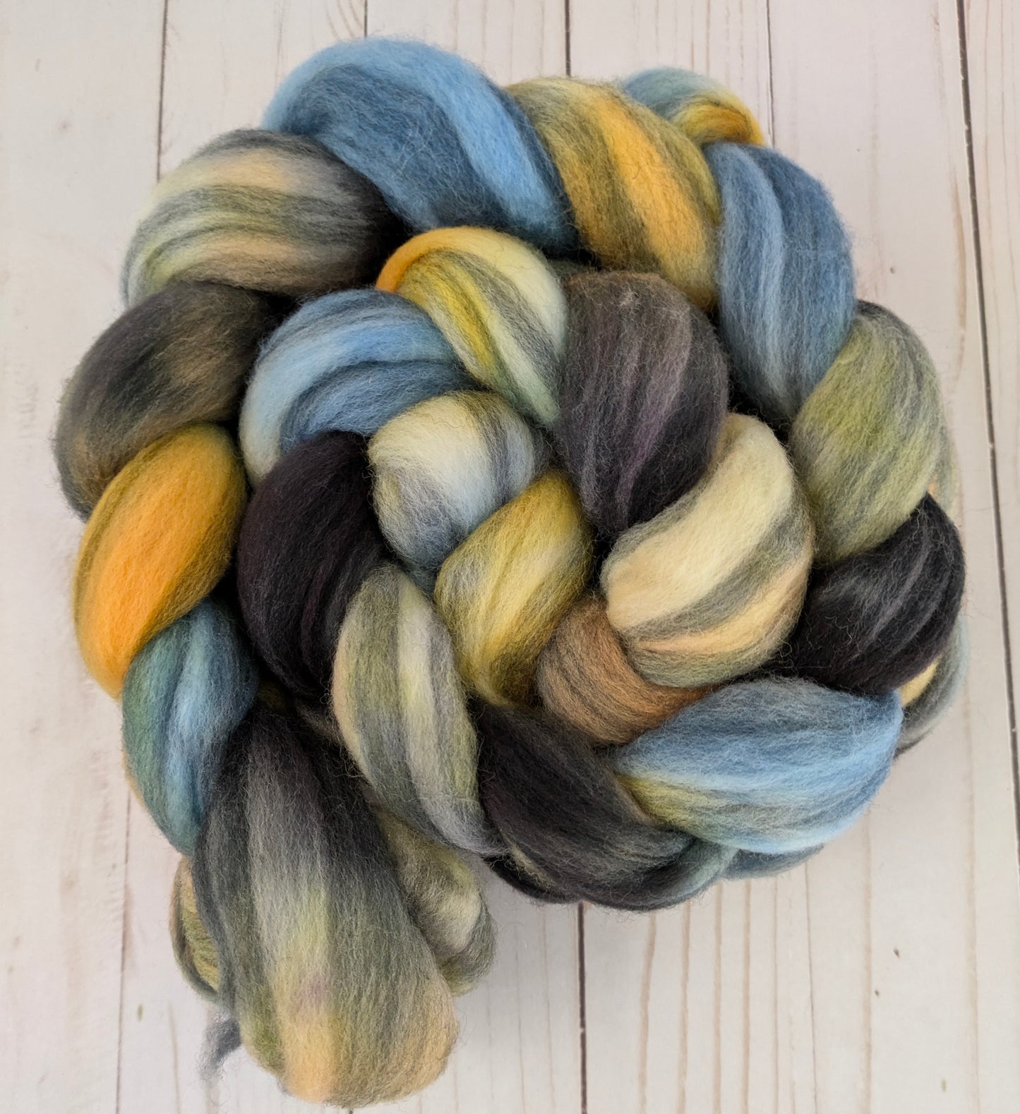 Kingdom of Ash - mixed merino fiber 4.5 oz