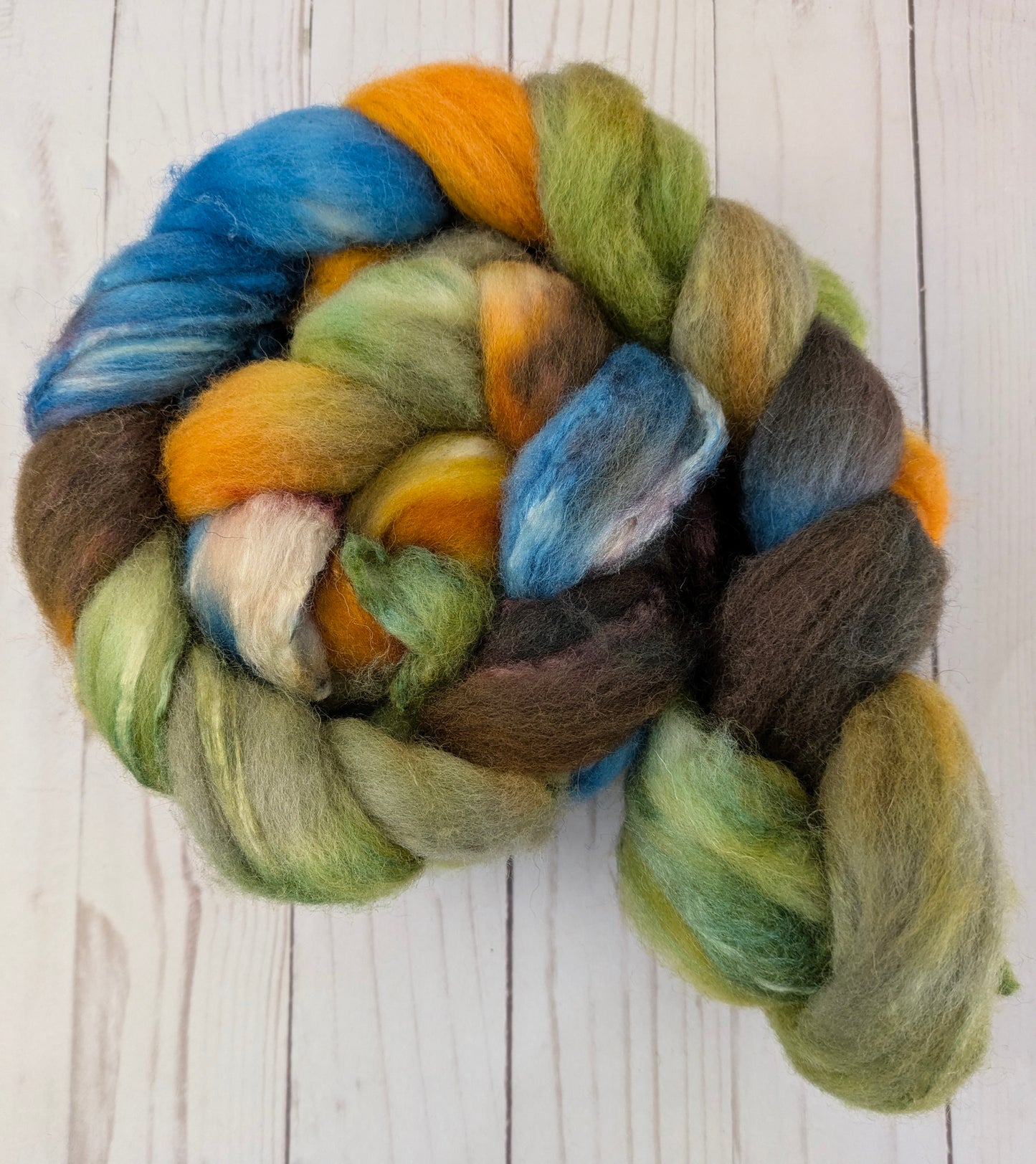 Lake Town - shetland silk blend fiber 4.6 oz