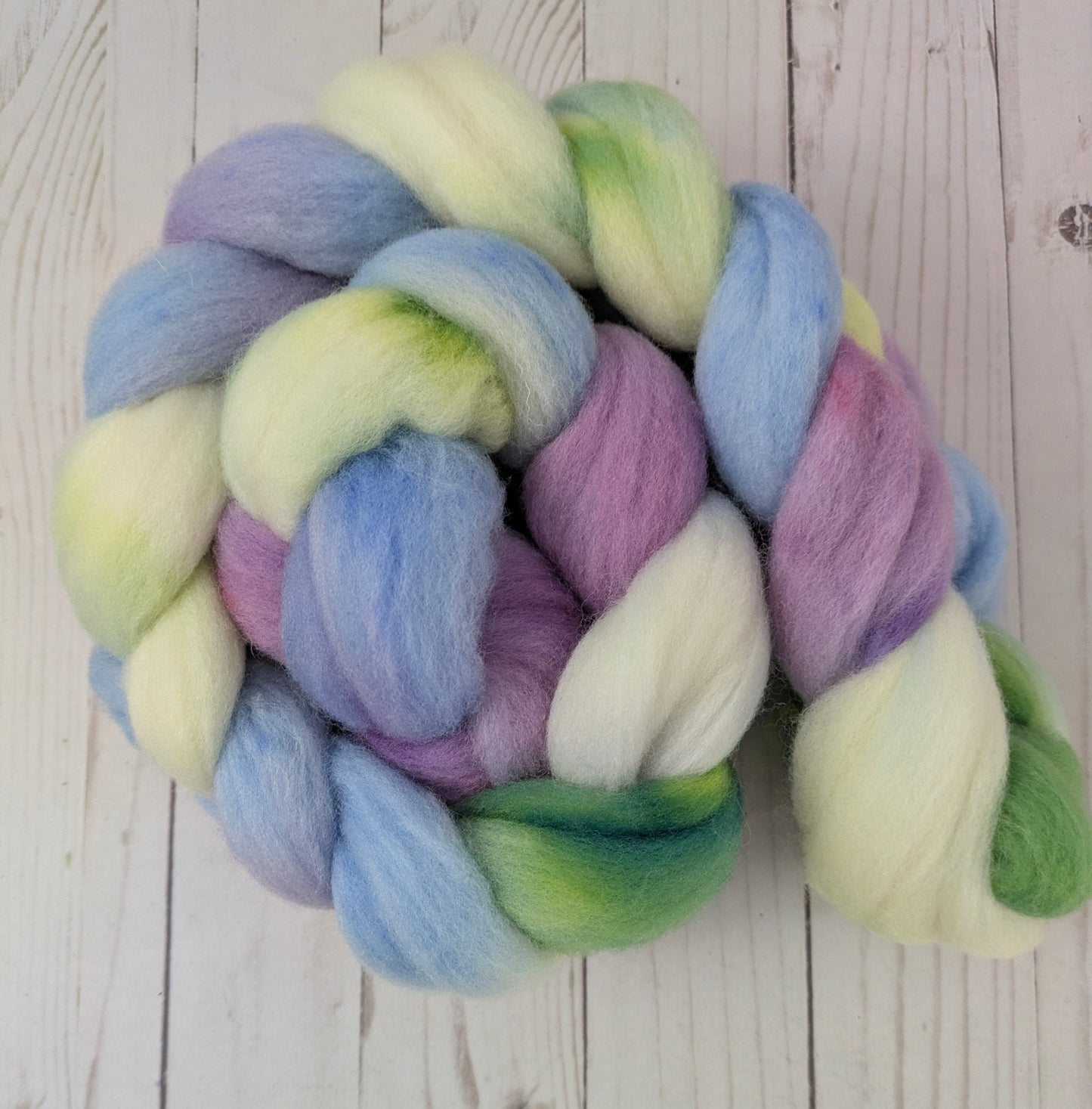 Highland Heather - dyed targhee fiber 4.1 oz