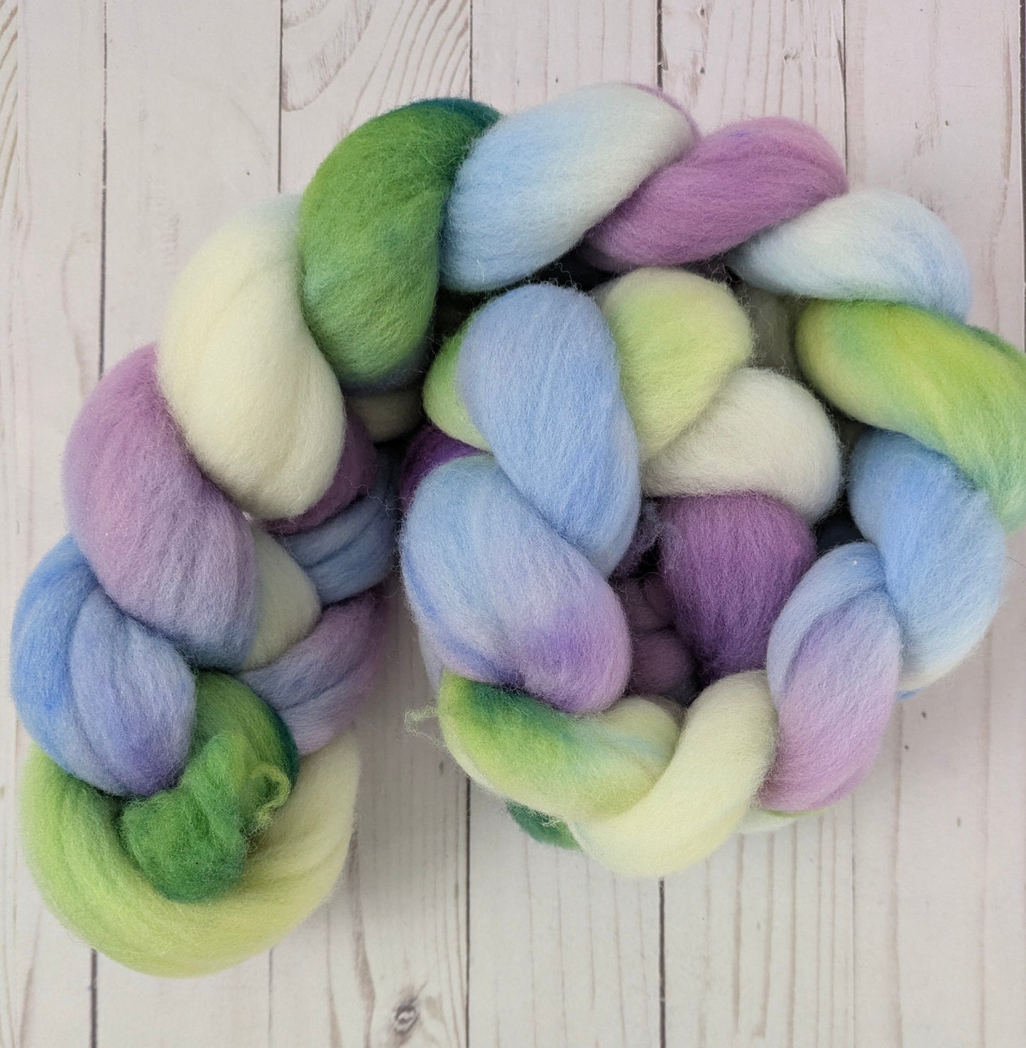 Highland Heather - dyed targhee fiber 4.1 oz