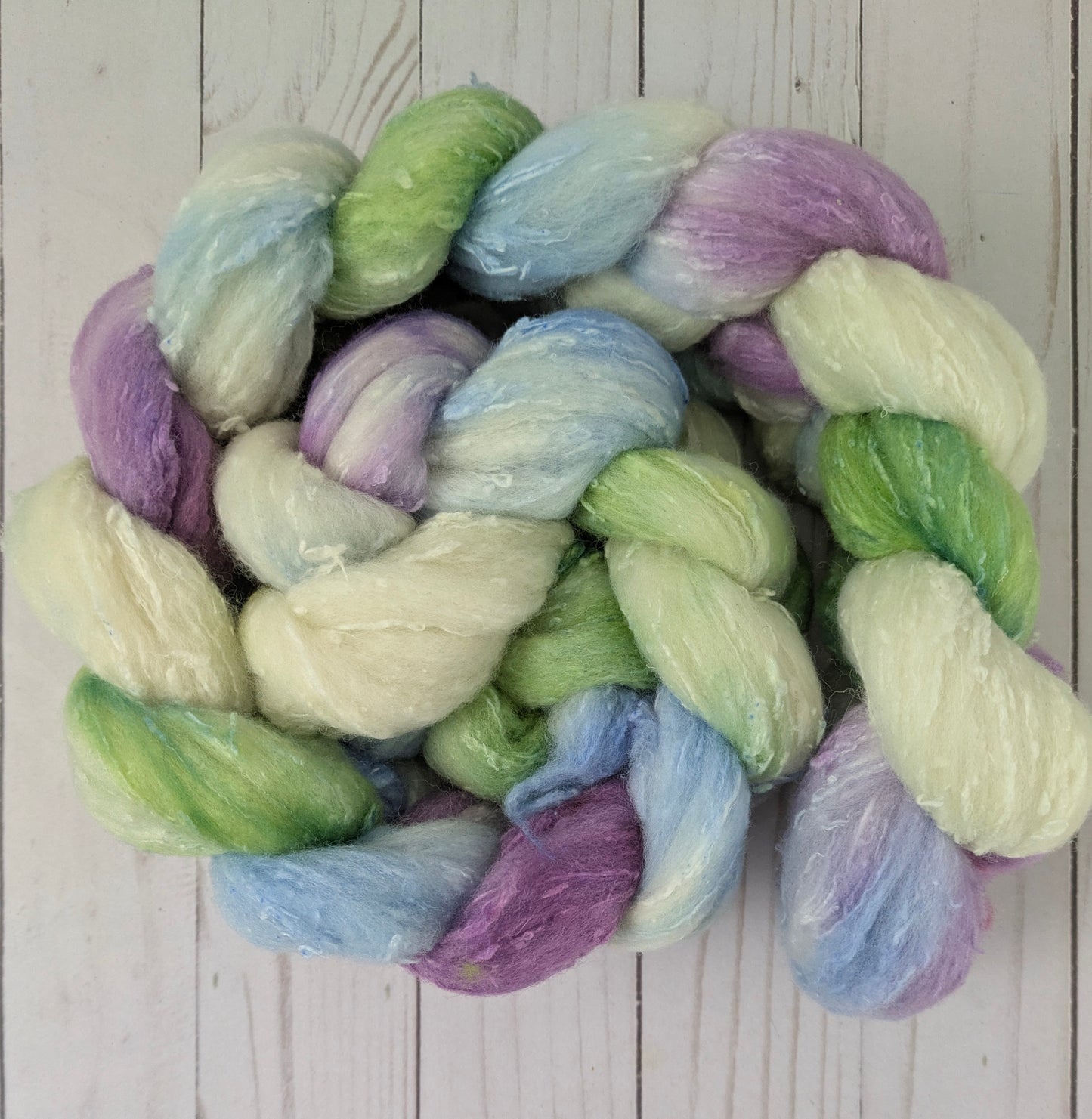 Highland Heather - merino silk slub blend 4.1 oz