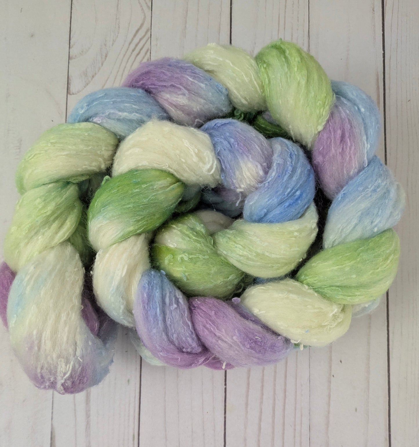Highland Heather - merino silk slub blend 4.1 oz