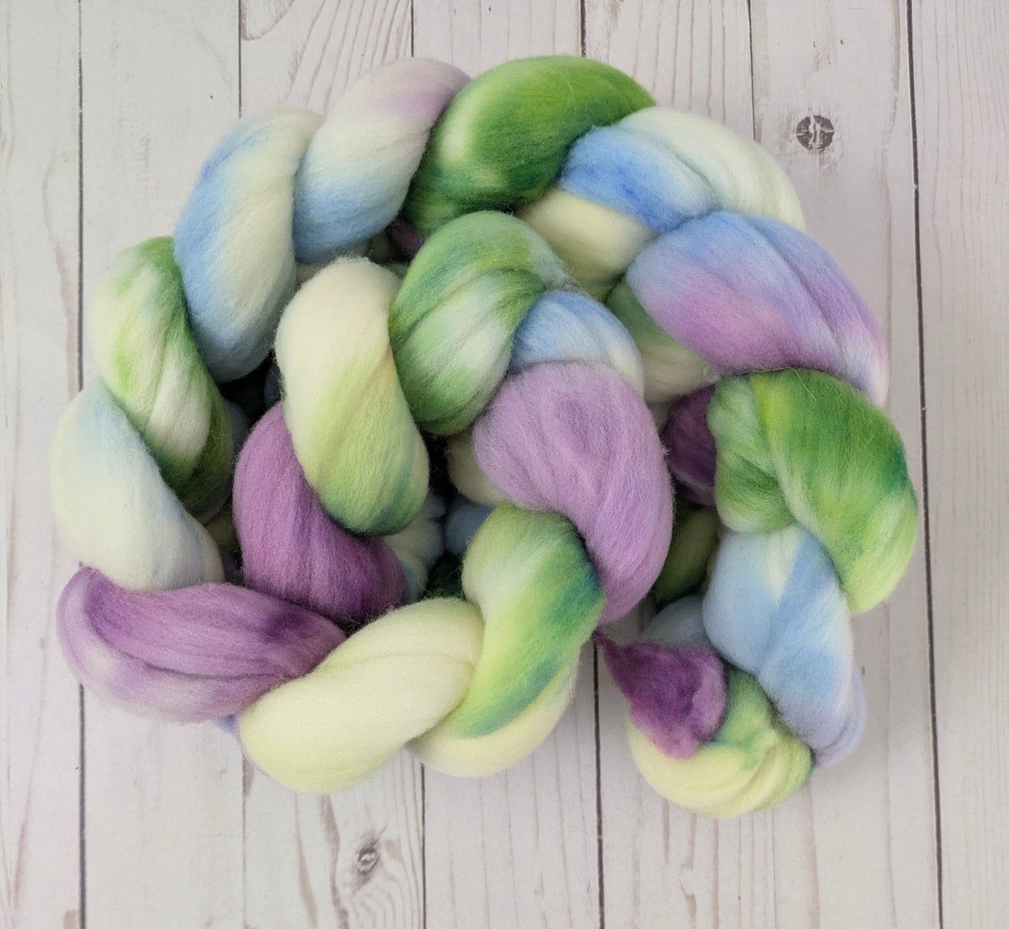 Highland Heather - dyed cormo fiber 4.2 oz