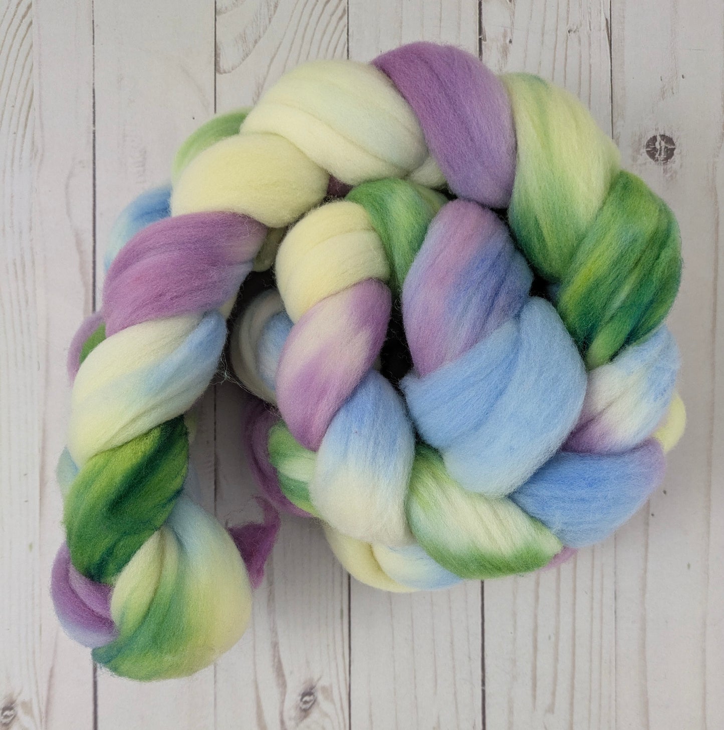 Highland Heather - dyed cormo fiber 4.2 oz