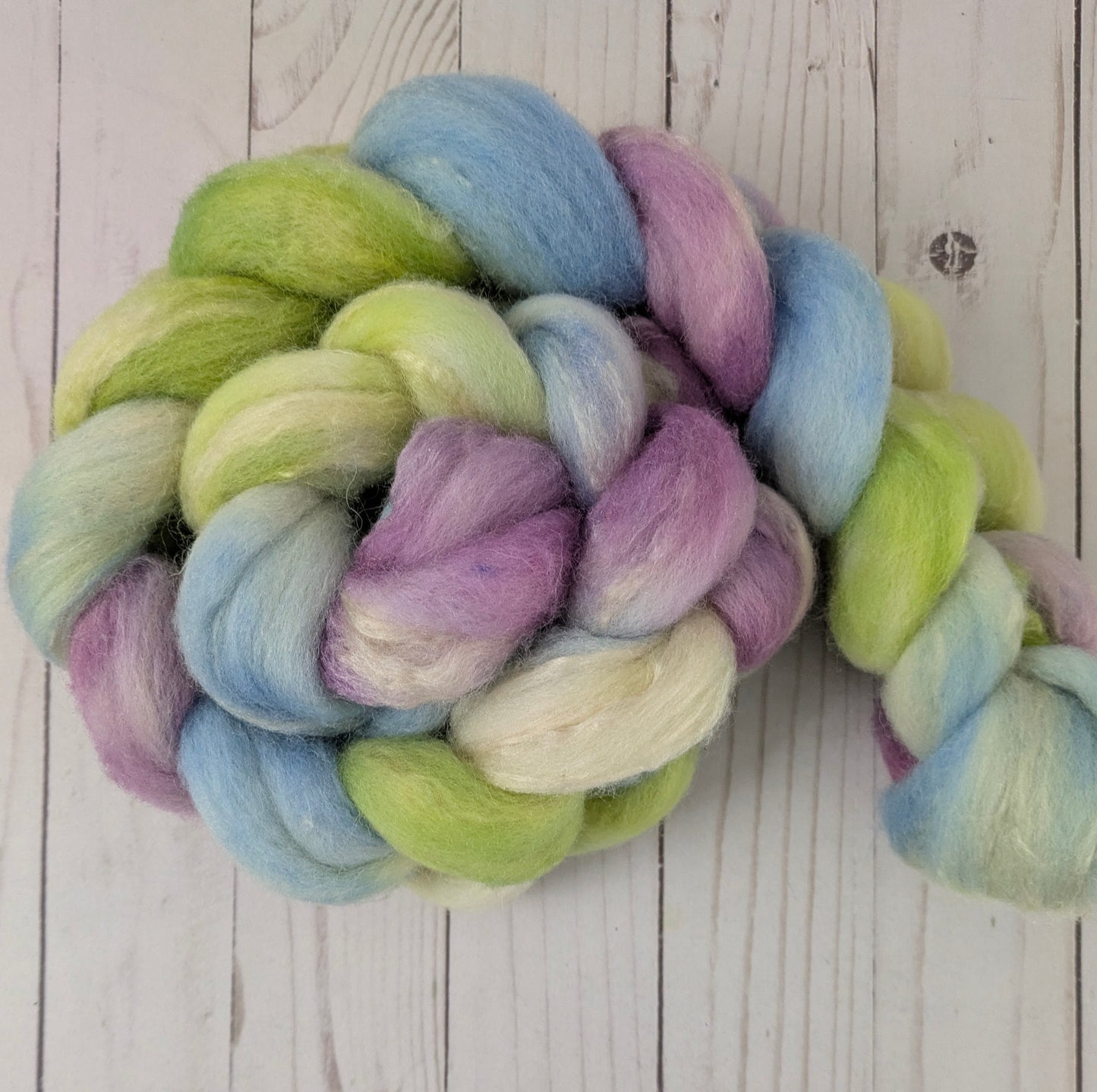 Highland Heather - shetland silk blend fiber 4.2 oz