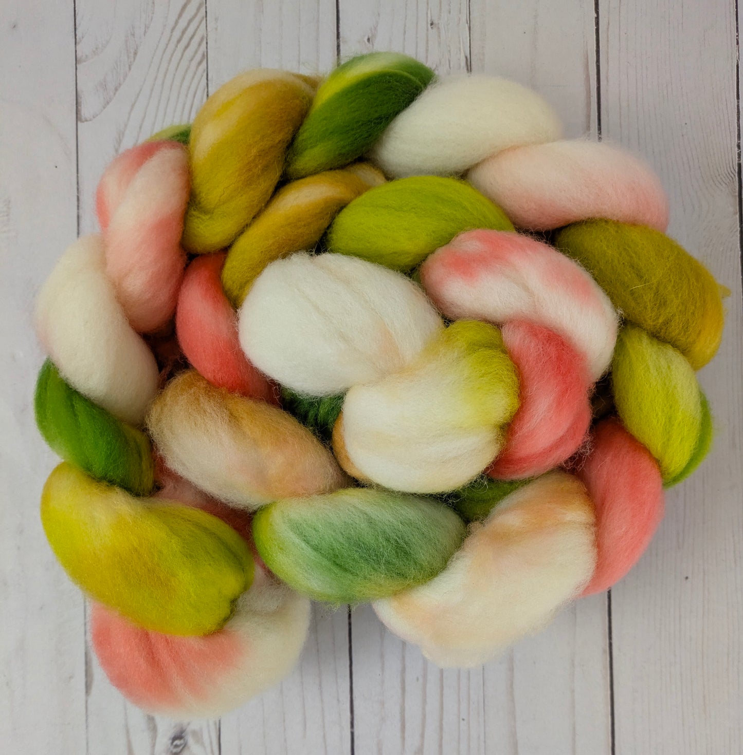 Spring Court - superwash BFL fiber 5.0 oz