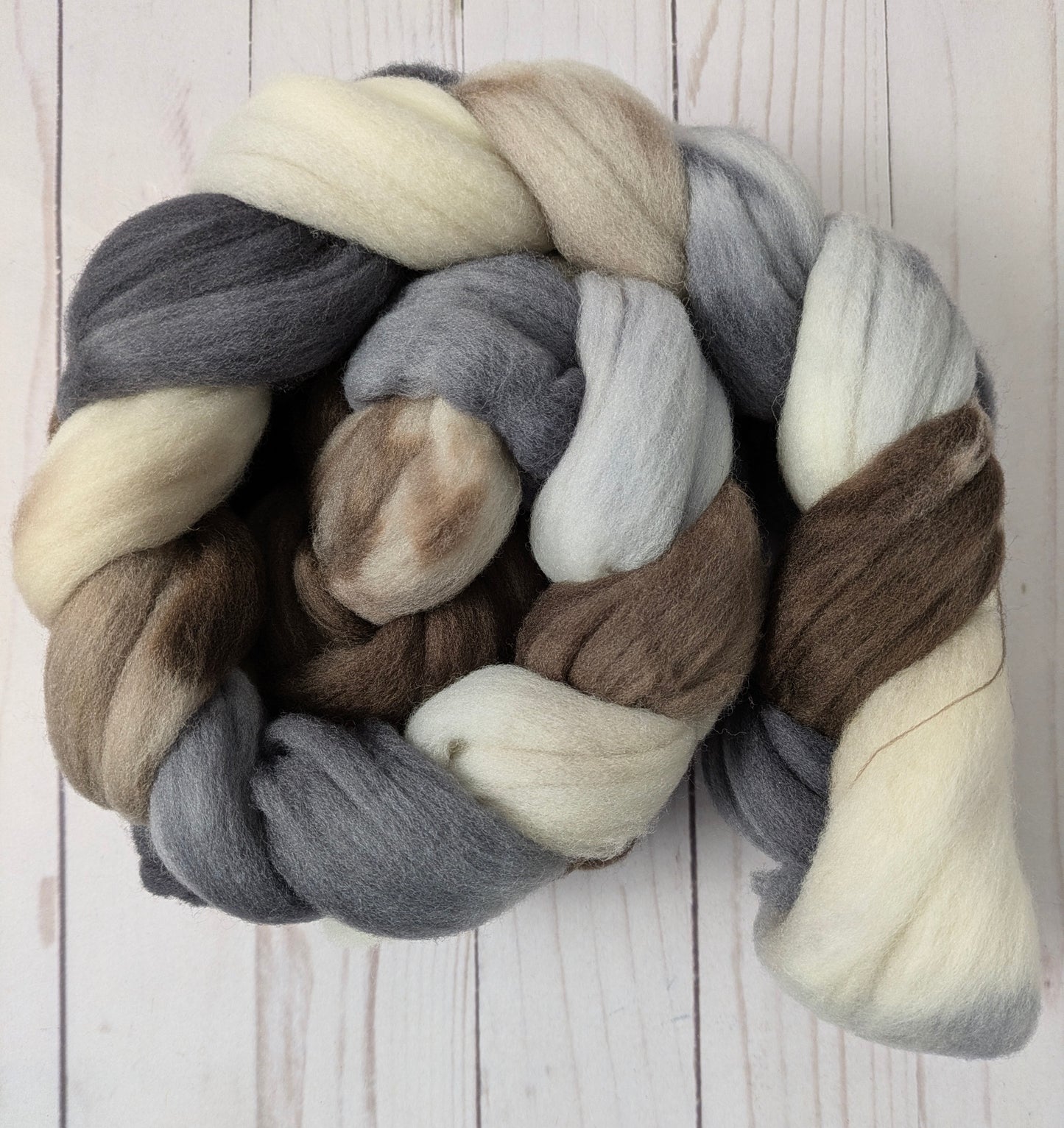 Big Bad Wolf - dyed targhee fiber 4.6 oz