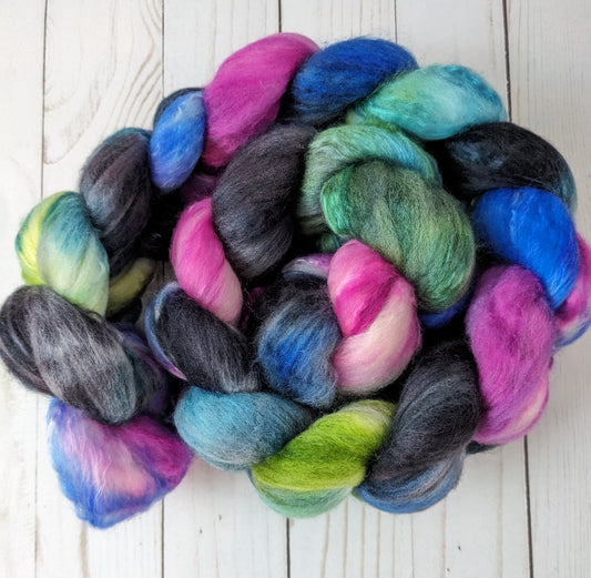 Hex - merino camel silk custom blend fiber