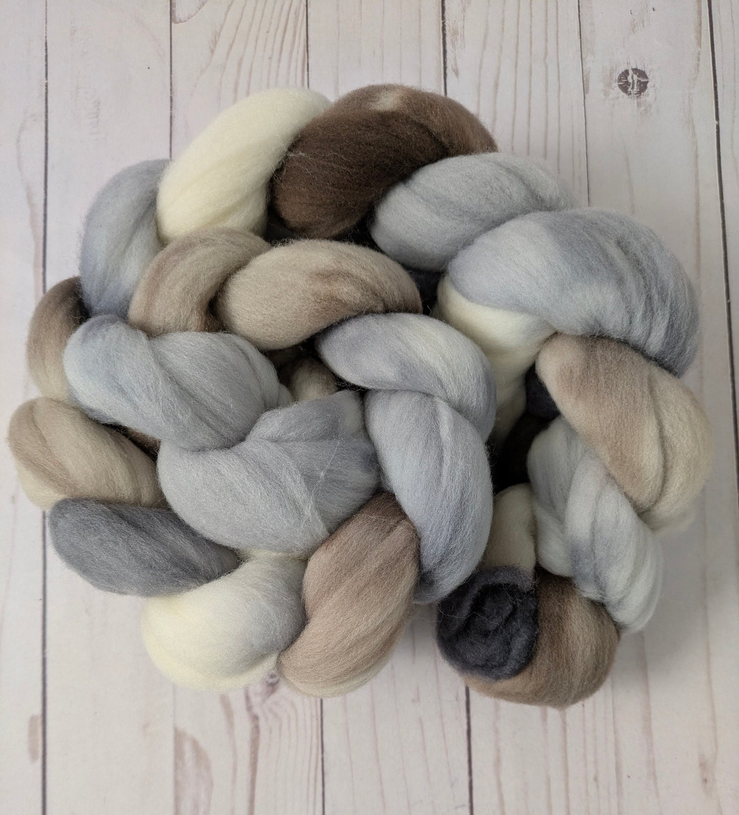 Big Bad Wolf - dyed targhee fiber 4.8 oz
