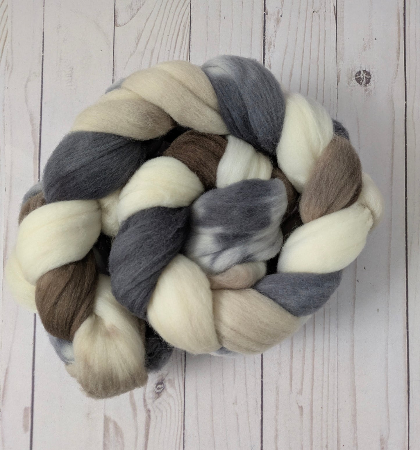 Big Bad Wolf - dyed targhee fiber 4.8 oz