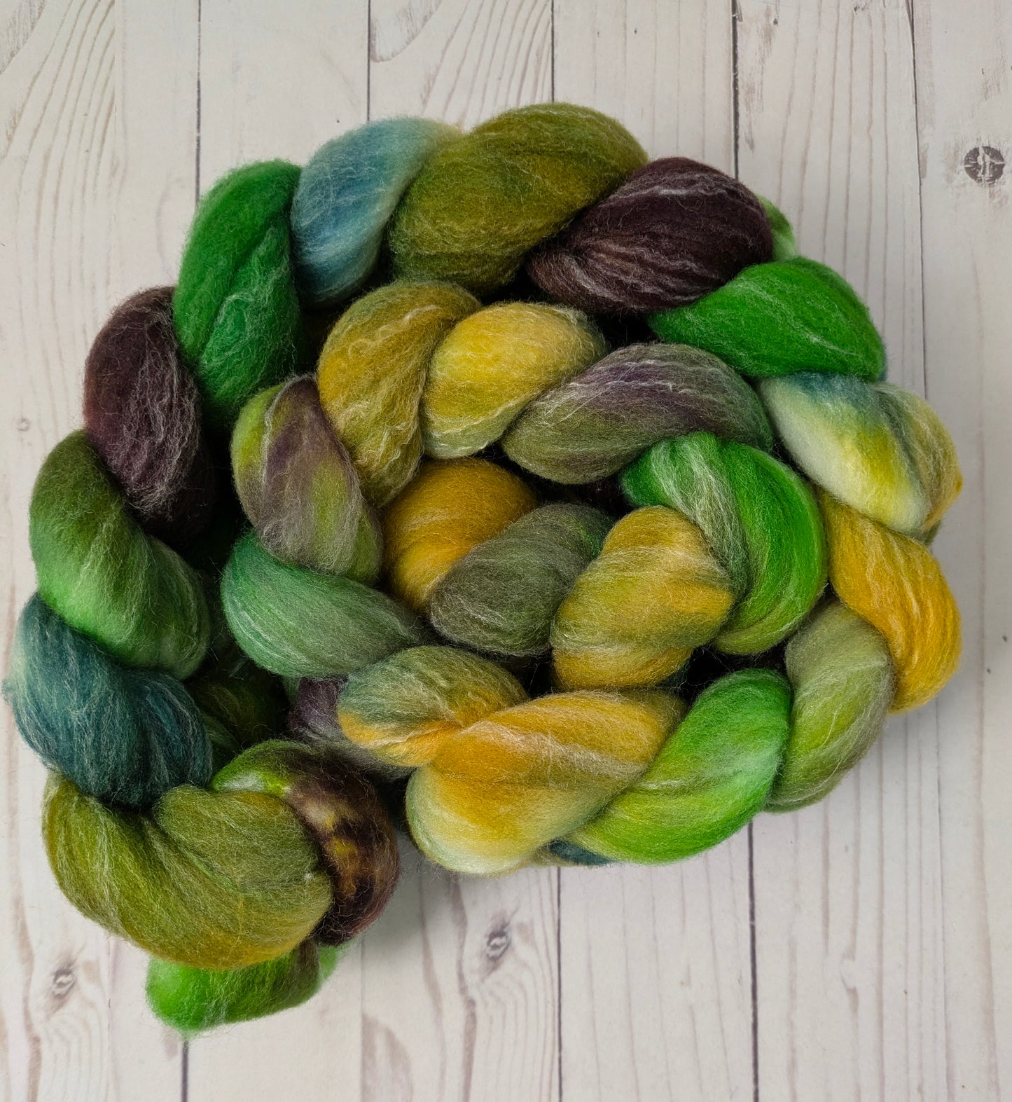 Fangorn Forest - targhee bamboo silk fiber 4.4 oz