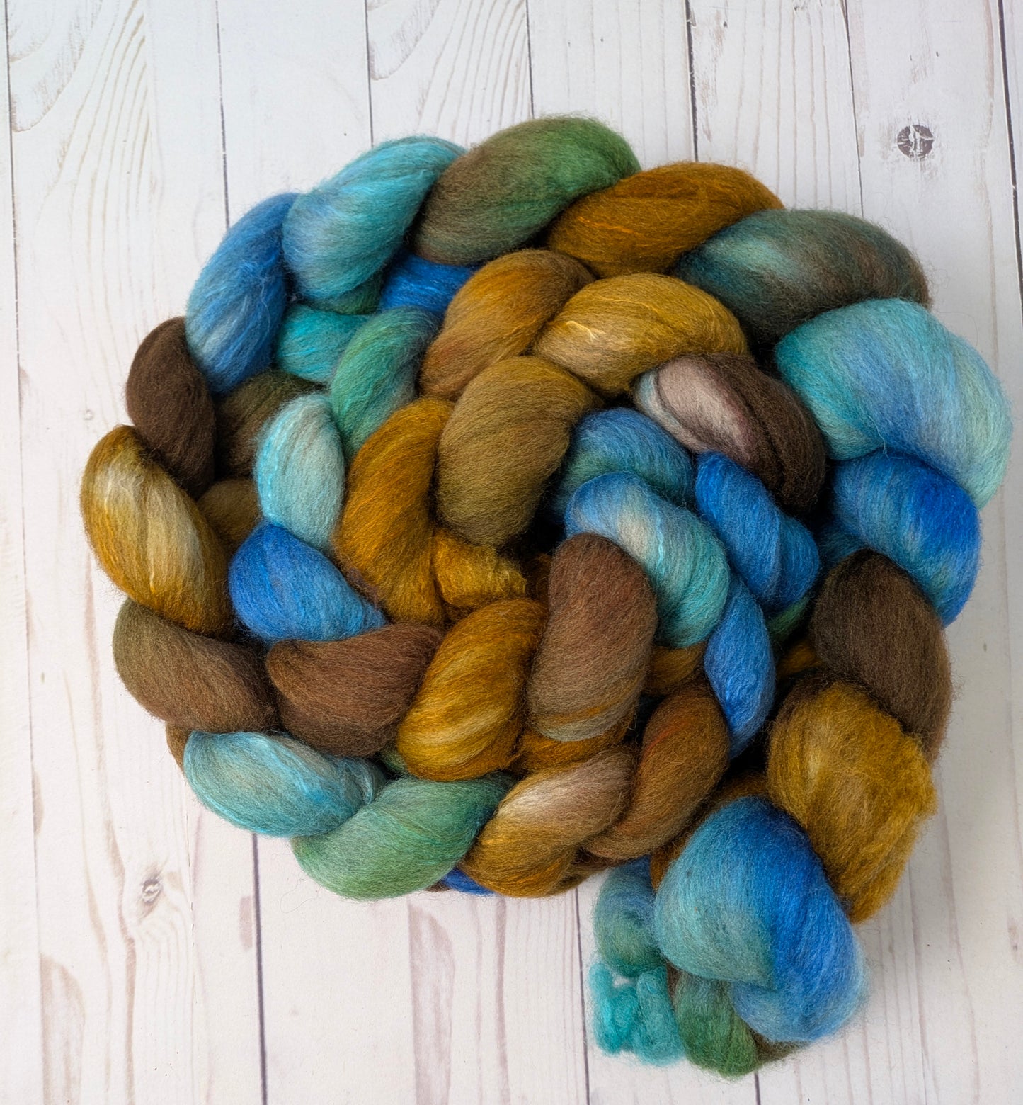 Dwarrowdelf - polwarth yak silk blend fiber 6.2 oz