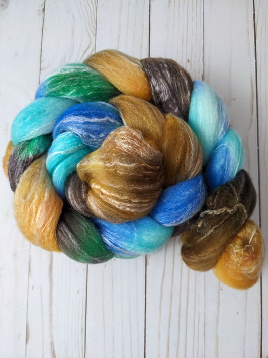 Dwarrowdelf - polwarth rose custom blend fiber